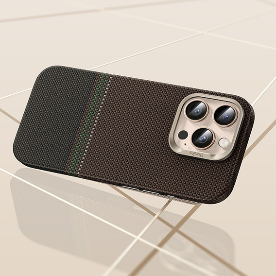 Чохол BENKS Kevlar Magnetic Armor Pro Prestige 600D Y066 для MagSafe з активною кнопкою для iPhone 16 Pro Max