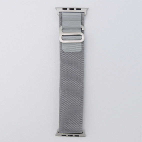 Нейлоновий ремінець для Apple Watch 1/2/3/4/5/6/7/8/SE/ULTRA 42/44/45/49 мм, сірий