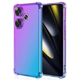 Чехол для Xiaomi Poco F6, Gradient Dropproof, Фиолетовый / синий