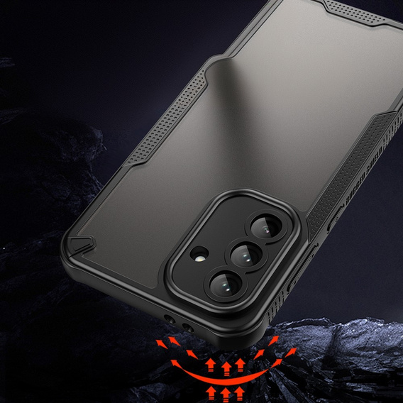 Чехол до Samsung Galaxy A56, Armor Frosted Case, чёрный