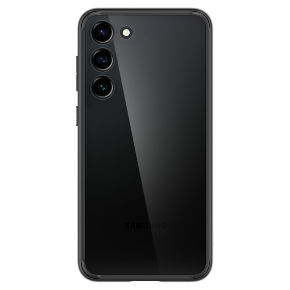 Чoхол Spigen до Samsung Galaxy S23, Ultra Hybrid, чорний прозорий
