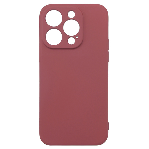 Чехол до iPhone 15 Pro Max, Silicone Lite, красный
