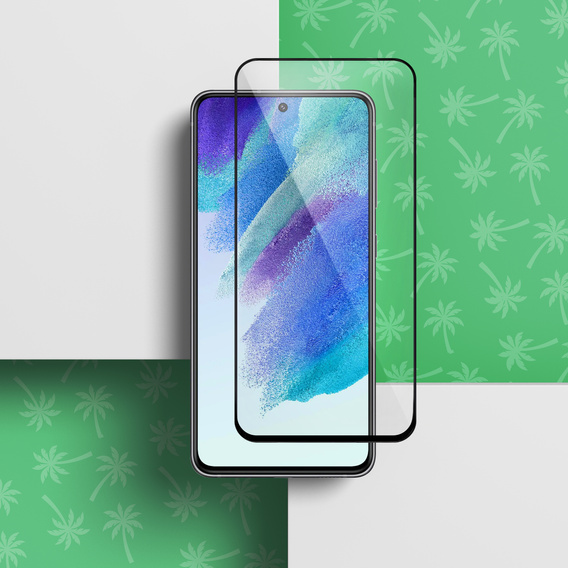 Закаленное стекло 5D Full Glue Smart Palm для Samsung Galaxy S21 FE