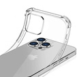 Чохол для iPhone 16 Pro, Erbord Dropproof, прозорий + скло