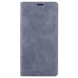 Чехол для Samsung Galaxy A54, ERBORD Vintage, бумажник с клапаном, серый