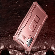 Бронированный чехол для Samsung Galaxy Note 10 Plus, Dexnor Full Body, розовый rose gold
