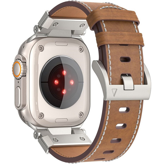 Кожаный ремешок для Apple Watch 1/2/3/4/5/6/7/8/9/SE/Ultra/Ultra 2 42/44/45/49MM