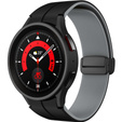 Силиконовый ремешок для Fitbit Inspire 3, Red Samsung Galaxy Watch 4 / 5 40/42/44/46/45MM PRO, Dark Blue / Red