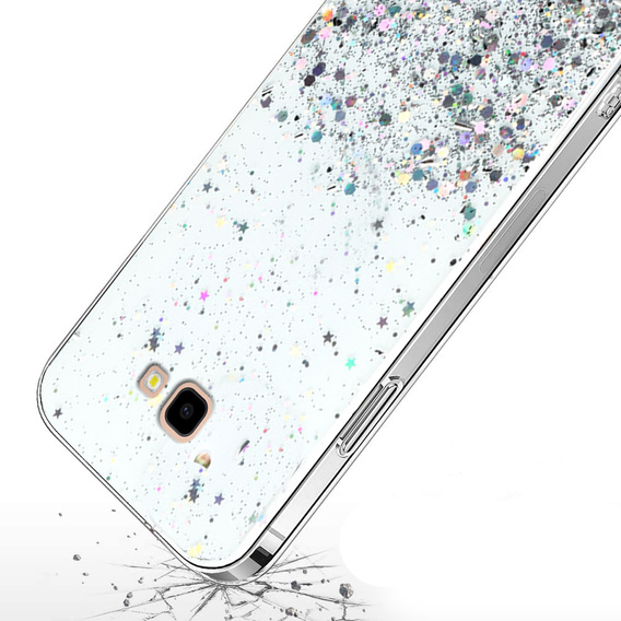 Чoхол до Samsung Galaxy J4 Plus, Glittery, прозорий