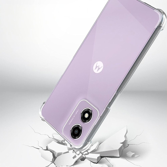 Чoхол до Motorola Moto E14, Dropproof, прозорий