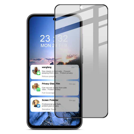 IMAK Privacy Tempered Glass для Samsung Galaxy S23 FE