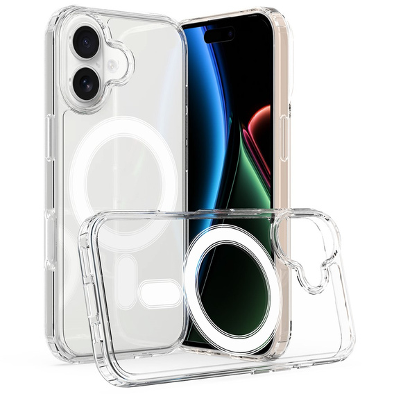 Чохол для iPhone 17, для MagSafe, прозорий