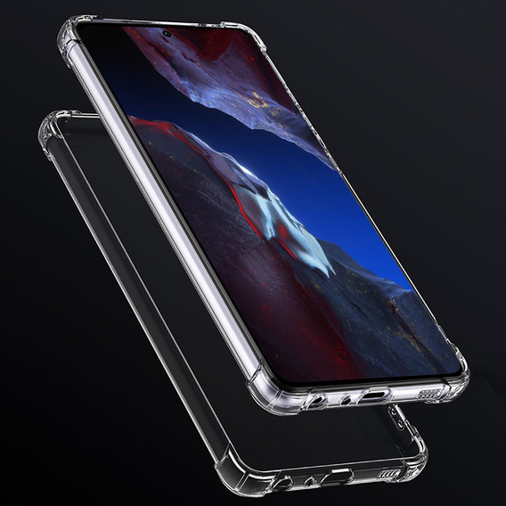 Чехол до Xiaomi Poco F5 Pro, Dropproof, прозрачный