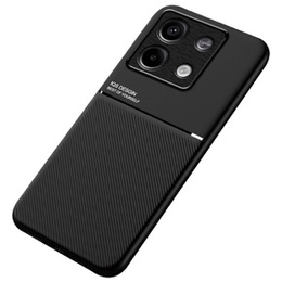 Чехол для Xiaomi Redmi Note 13 5G, с магнитной накладкой, чёрный