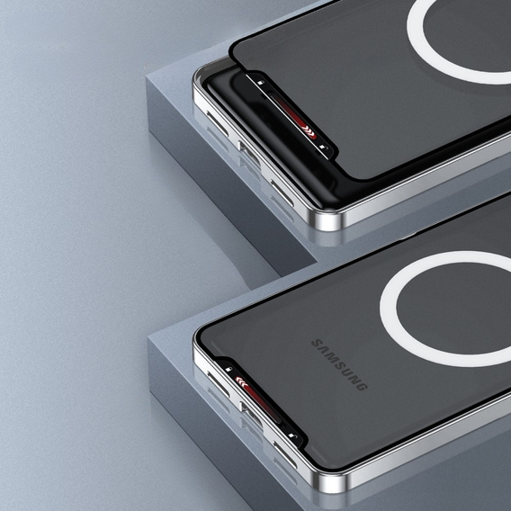 Защитный чехол для камеры Samsung Galaxy S23 Ultra, CamShield MagSafe, прозрачный / серебряный