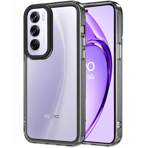 Чoхол до Oppo A80, Fusion Hybrid, прозорий / чорний