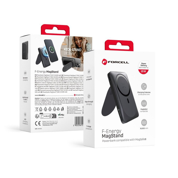 Tech-Protect Power Bank 5000mAh LifeMag MagSafe, Black