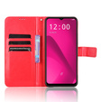 Откидной чехол для T Phone 2 5G, Crazy Horse Wallet, красный