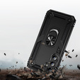 Бронированный Чехол до Samsung Galaxy A55 5G, Nox Case Ring, чёрный