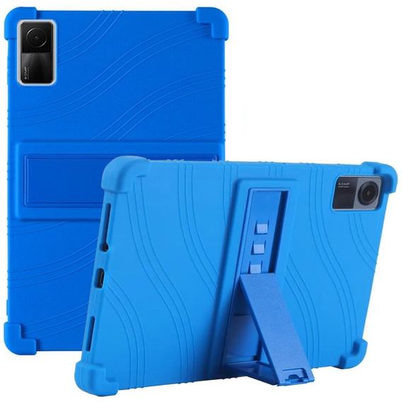 Силиконовый чехол для Xiaomi Redmi Pad SE 11", Impact, бронированный, темно-синий