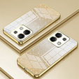 Чехол для Xiaomi Redmi Note 13 5G, Glitter Case CamShield, золотой