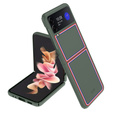 Чехол PC Flip Case для Samsung Galaxy Z Flip3 5G, Pattern, Green