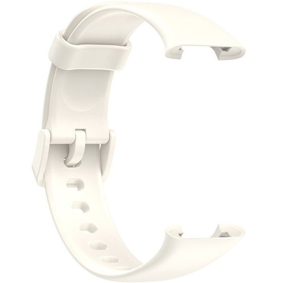 Силиконовый ремешок для Xiaomi Mi Band 7 Pro, White