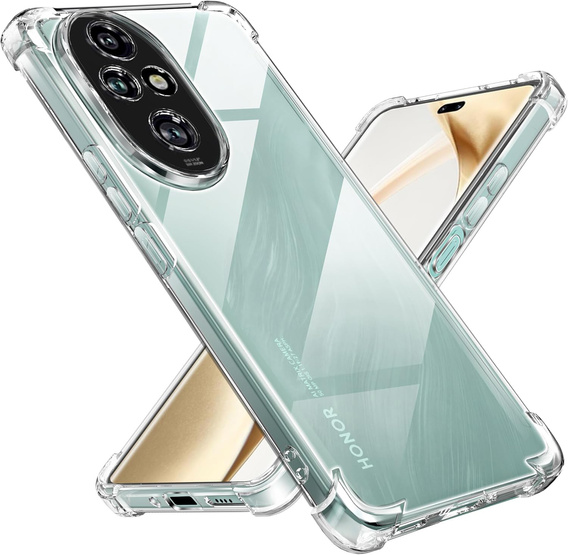 Чехол до Honor 200 Pro 5G, Dropproof, прозрачный
