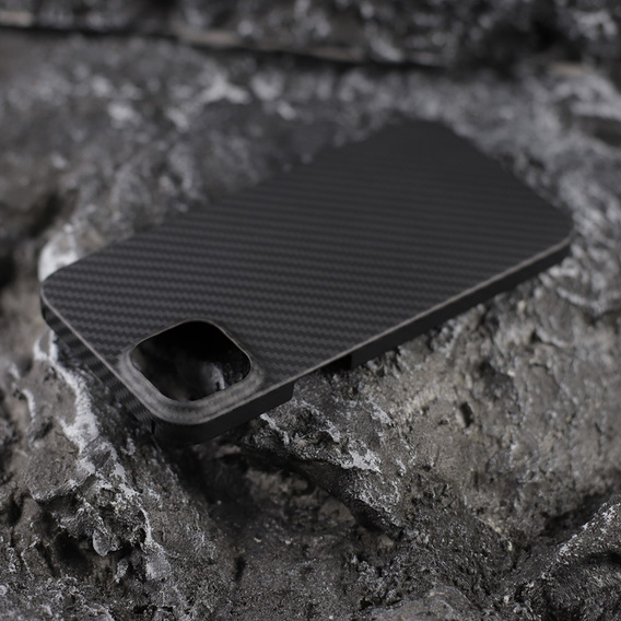 Чохол для iPhone 14, Aramid Fiber Cover, чорний