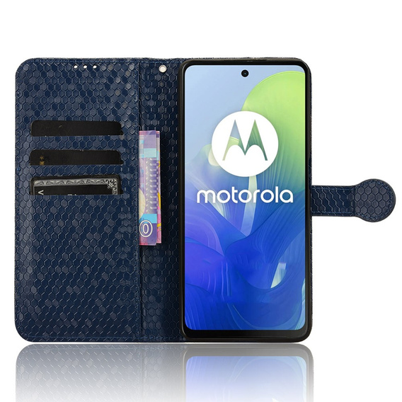 Чохол-фліп для Motorola Moto G24 / G24 Power / G04, Wallet Rhombus, м'яти