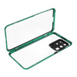 Чехол для Samsung Galaxy S20 Ultra, Magnetic Dual Glass, зелёный