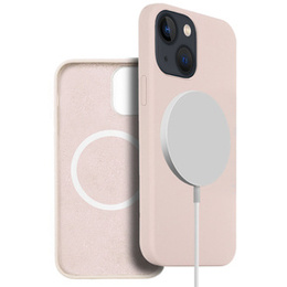 Чехол до iPhone 14 Plus, Silicone MagSafe, розовый
