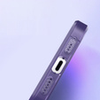 Ultra Slim чехол для iPhone 15 Pro, прозрачный / фиолетовый