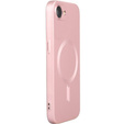 Чехол для iPhone 16E, ColorMag, для MagSafe, розовый + закаленное стекло 9H