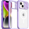 Чехол до iPhone 15 Plus, Slide Camera Magsafe, фиолетовый