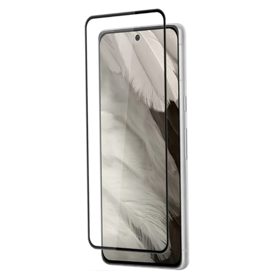 Загартоване скло Mocolo Full Glue для Google Pixel 8, чорна рамка