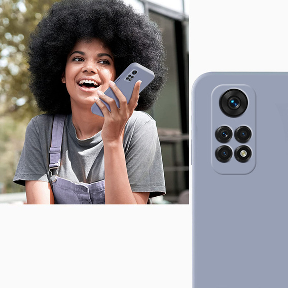 Чехол до Xiaomi Redmi Note 11 / 11S, Silicone Lite, лавандовый