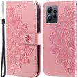 Чохол-книжка для Xiaomi Redmi Note 12 4G, Mandala Flower, рожевий