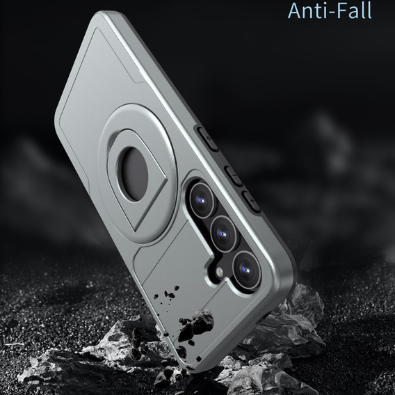 Чохол MagSafe для Samsung Galaxy S24, Military Magnet, чорний