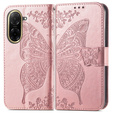 Чохол-книжка для Xiaomi Redmi A5, Butterfly, рожевий rose gold