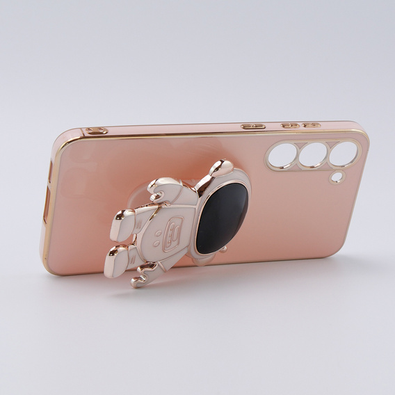 Чехол до Samsung Galaxy S23 Plus, Astronaut, розовый