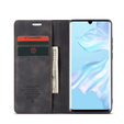 Чехол CASEME для Huawei P30 Pro, Leather Wallet Case, чёрный