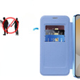 Откидной чехол для Samsung Galaxy S24 FE, RFID Wallet MagSafe CamShield, синий