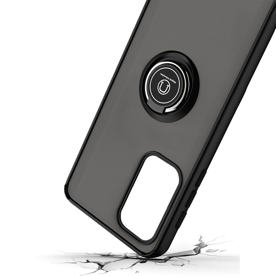 Чехол для Motorola Moto G200 5G, Frosted Ring, синий