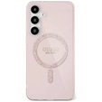 Чехол GUESS IML Glitter Circle для Samsung Galaxy S25