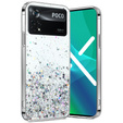 Чoхол до Xiaomi Poco X4 Pro 5G, Glittery, прозорий