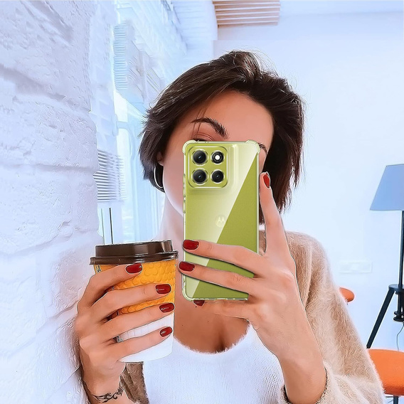Чехол до Motorola Moto G86 Power 5G, Dropproof, прозрачный