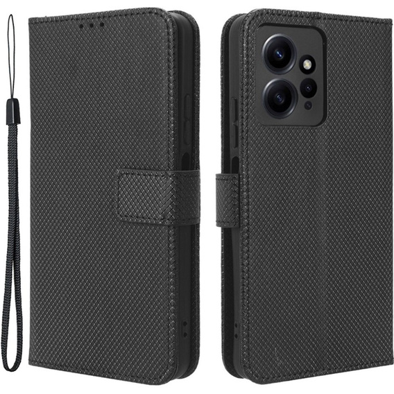 Чохол-книжка для Xiaomi Redmi Note 12 4G, Wallet Smart Magnet, чорний