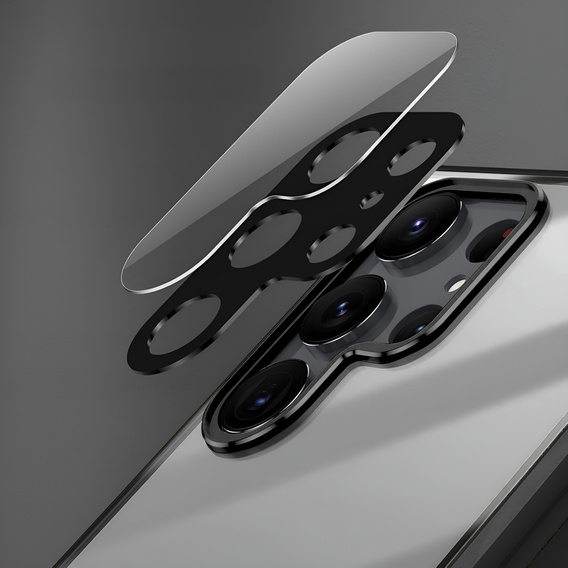Чехол для Samsung Galaxy S25 Ultra, Magnetic Dual Glass, чёрный