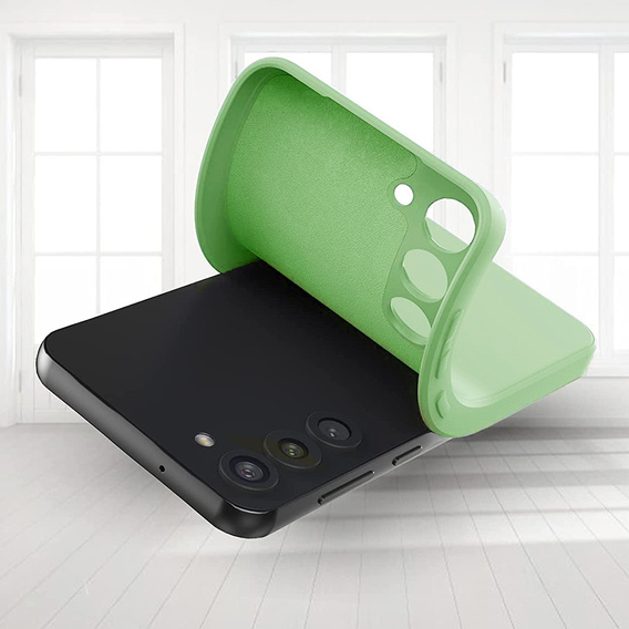 Чехол до Samsung Galaxy S23 5G, Silicone Lite, зелёный